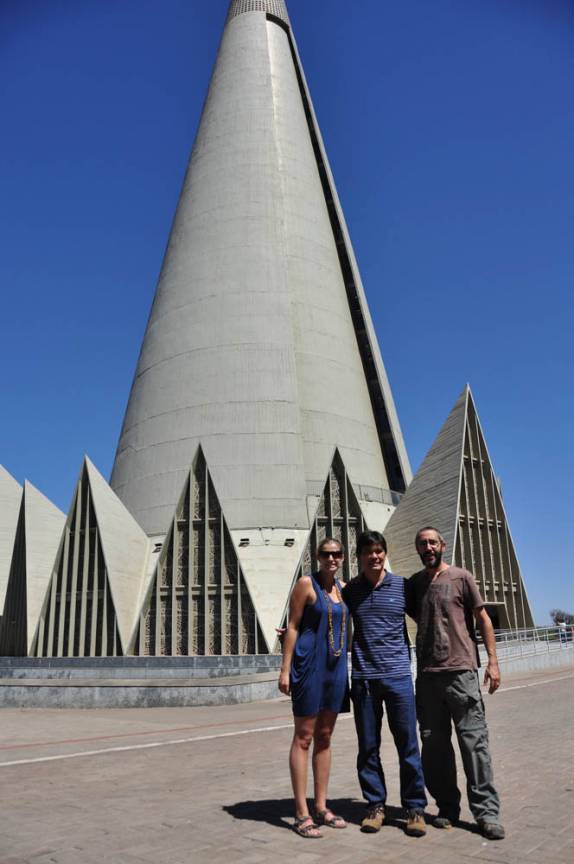 Encontro com o André Iki, que acompanha nossa viagem lá de Maringá, no norte do Paraná